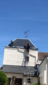Photo de galerie - Travaux de rénovation en ardoise