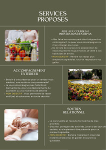 Photo de galerie - Aide aux courses et préparation des repas (cuisine)
Accompagnement extérieur
Soutien relationnel 