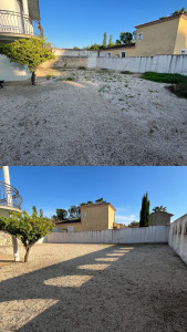 Photo de galerie - Avant Après : Arrachage