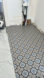 Photo de galerie - Pose carrelage 