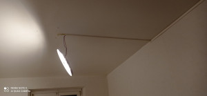 Photo de galerie - Installer niveau éclairage sur le plafond ancien bâtiment  