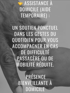 Photo de galerie - Aide à domicile