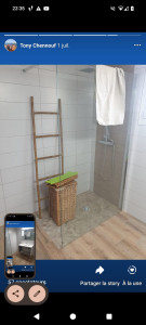 Photo de galerie - Modification enlèvement d'une baignoire pour douche à l'italienne.