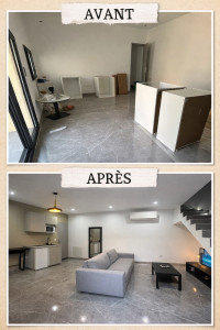 Photo de galerie - Montage kitchenette avec installation eau