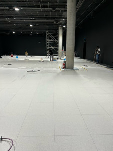 Photo de galerie - Nettoyage complet de salle de réception. 