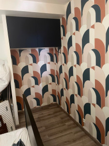 Photo de galerie - Pose papier peint