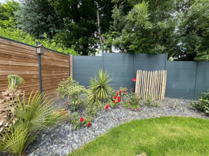 Photo de galerie - Plantation + paillage ardoise