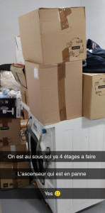 Photo de galerie - Déménagements, fait en soirée ainsi que toute la nuit. Sans ascenseur mais réalisé avec le sourire et la bonne humeur!