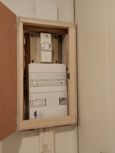 Photo de galerie - Création d'un coffre, tableau électrique.