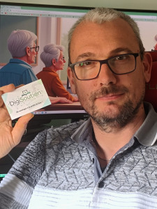 Photo de galerie - Je vous présente ma nouvelle carte de visite.