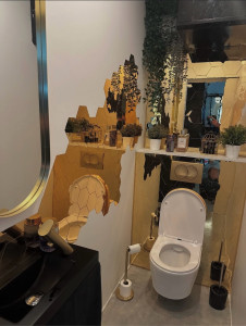 Photo de galerie - Installation complète de sanitaire dans un salon de coiffure 
