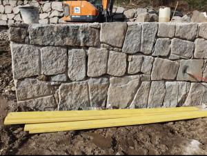 Photo de galerie - Construction mur en pierre 