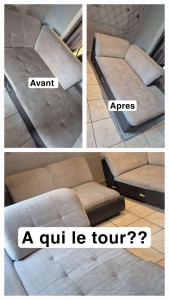 Photo de galerie - Nettoyage canapés