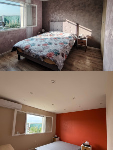 Photo de galerie - Changement de couleur dans une chambre.