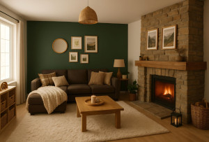 Photo de galerie - Peinture murs et plafond. 

