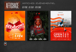 Photo de galerie - Graphisme - Création flyer - plaquette 