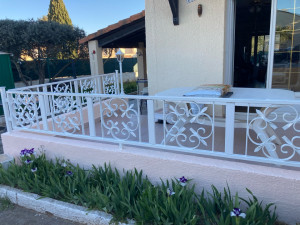 Photo de galerie - Peinture muret et garde corps