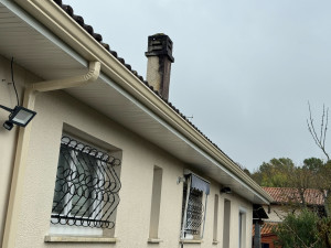 Photo de galerie - Pose de lambris, PVC, alu et gouttière