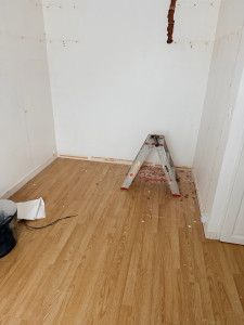 Photo de galerie - Pose de parquet - Revêtement de sol