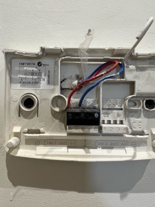 Photo de galerie - Remplacement thermostat d’ambiance 