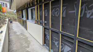 Photo de galerie - Pose de bardage Hardy Panel 