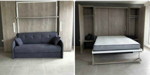 Photo de galerie - Montage armoire lit canapé convertible 