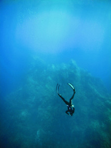 Photo de galerie - Apnée en mer 