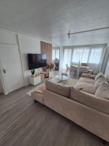 Photo de galerie - Je suis diplômé d'un CAP peintre en bâtiment et auto entrepreneur dans le nettoyage sur cette photo j'ai peint et nettoyer le salon de cette cliente.