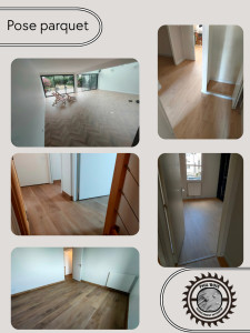 Photo de galerie - Pose de parquet
