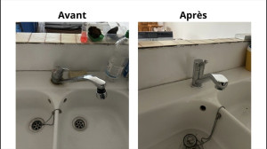 Photo de galerie - Changement mitigeur