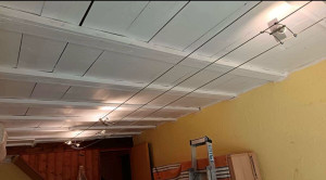 Photo de galerie - Peinture bois plafond 