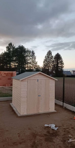 Photo de galerie - Abris de jardin + dalle béton 