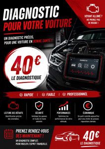 Photo de galerie - ? Besoin d’un coup de diag auto rapide et fiable ?   Je passe la valise pour lire les défauts et t’aider à y voir clair ?   N’hésitez pas à me contacter !