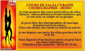 Photo de galerie - Cours de danse