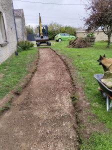 Photo de galerie - Création chemin d'accès 