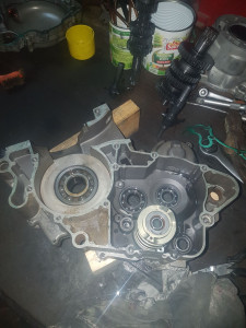 Photo de galerie - Remplacement roulement vilebrequin 
sur 125 sx ktm
