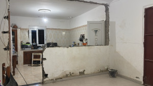 Photo de galerie - Démolition murs extension 