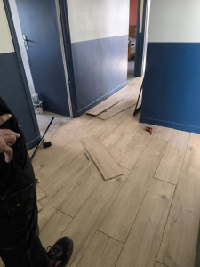 Photo de galerie - Pose de parquet - Revêtement de sol