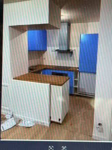 Photo de galerie - POSE DE CUISINE & PARQUET - PLACARDS - BRICOLAGE À