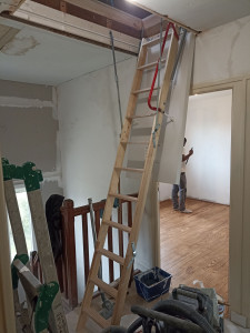 Photo de galerie - Pose d'un escatrappe 