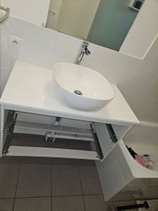 Photo de galerie - Meuble salle de bain :avant 