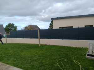 Photo de galerie - Pose clôture 