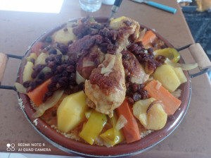 Photo de galerie - Couscous poulet légumes ou viandes selon vos envies sur commande 
