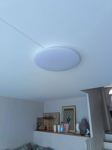 Photo de galerie - Pose plafonnier après 