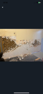 Photo de galerie - Grattage mur 