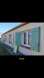 Photo de galerie - Remplacement de volet sur mesure ponçage prêt  peindre 
