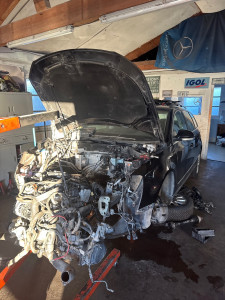 Photo de galerie - Remplacement Moteur sur VW PASSAT 2.0 TDI, avec kit distribution neuf + kit embrayage avec volant moteur