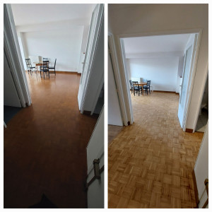 Photo de galerie - Pose de parquet - Revêtement de sol