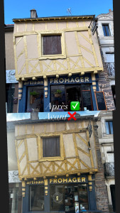 Photo de galerie - Ravalement de la fromagerie de Redon 