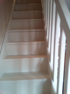 Photo de galerie - Rénovation d'un escalier en bois .